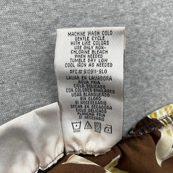 Vintage Kathie Lee Floral Maxi Skirt 14 Brown Pink Fairycore Hippie Grunge 90s - Picture 10 of 13